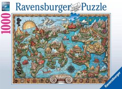 Resim Ravensburger 1000 Parça Puzzle Gizemli Atlantis 167289 