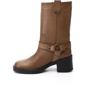 Resim Gönderir Kadın Vizon Antik Kalın Topuklu Hakiki Deri Çizme Gkzc134m1963 Vizon 