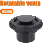 Resim Tongdashop 60mm 75mm Dönebilen Araç Isıtıcısı - Siyah, Ayarlanabilir Havalandırma, Dayanıklı, Kolay Montaj, Çoğu Araca Uyumlu 
