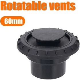 Resim Tongdashop 60mm 75mm Dönebilen Araç Isıtıcısı - Siyah, Ayarlanabilir Havalandırma, Dayanıklı, Kolay Montaj, Çoğu Araca Uyumlu 