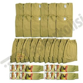 Resim Temel Askeri Malzeme Paketi - Bedelli Acemi Asker Seti 12'li Haki 