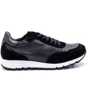 Resim Kadın Deri Desenli Sneaker Derimod