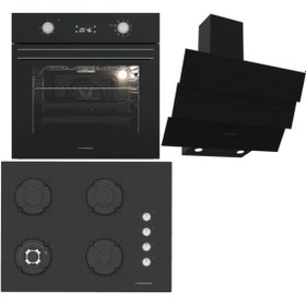 Resim Termikel Ankastre Set (BO O6555C DB BH P7194C B CH S6532C BB) 