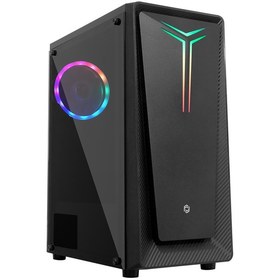 Resim Frisby FC-8965G 400W 1XRGB Led Şerit Oyuncu Bilgisayar Kasası Siyah 