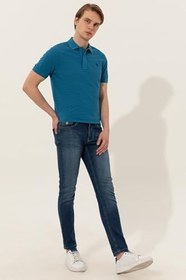 Resim U.S. Polo Assn. Erkek Polo Yaka T-shirt GRİ MELANJ 2XL GTP04IY022 