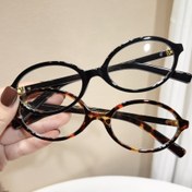 Resim 2 Adet Trendy Y2K Mavi Işık Engelleyici Kadın Gözlüğü, Şeffaf PC Camlar, Okuma ve Gazete İçin Minimalist Vintage Dekoratif Gözlük 