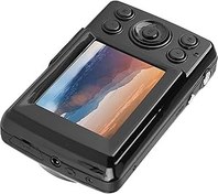 Resim Dijital Kamera Kaydedici, 2MP 720P 30FPS HD Mini Video Kamera Taşınabilir 16X Yakınlaştırma Gençler için Çocuklar Yeni Başlayanlar için Dış Mekan için(siyah) 