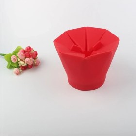 Resim Mikrodalga Fırın Silikon Patlamış Mısır Kase Katlanabilir Mutfak Basit Aracı Sihirli Ev Patlamış Mısır Makinesi Konteyner Sağlıklı Pişirme Aracı | Kaseler (Yurt Dışından) 