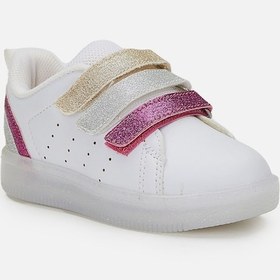 Resim Vicco Sun Işıklı Kız Bebek Beyaz/fuşya Sneaker Beyaz - Fuşya 