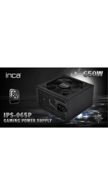 Resim Inca 650W IPS-065P 12cm Fan Aktif PFC 80+ Power Supply 