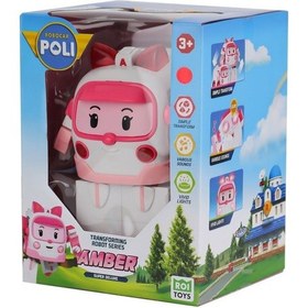 Resim Polı Mrt-687 Robocar Poli Büyük Transforming Robot Amber Sesli Ve Işıklı Robocar Poli 