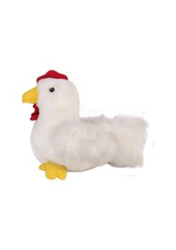 Resim Tavuk Beyaz Peluş 28 Cm 