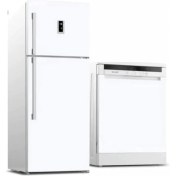 Resim Mat Beyaz- Beyaz Eşya-Buzdolabı-Çamaşır Bulaşık Makinası Kaplama Folyo 30CMX5M Kendinden Yapışkanlı Mat Beyaz KRCNM303 