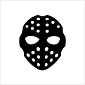 Resim SEÇ Korkunç Korku Maske Sticker Çok Amaçlı Sticker 