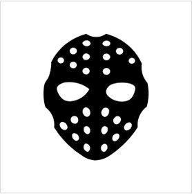 Resim SEÇ Korkunç Korku Maske Sticker Çok Amaçlı Sticker 