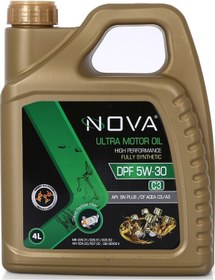 Resim Nova Dpf 5W-30 C3 Tam Sentetik Motor Yağı 4 L 