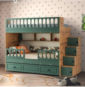 Resim Aras Mdf Çelik Profilli Yavrulu Ranza Yc M1 