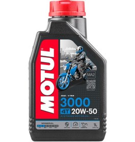 Resim Motul 3000 20W-50 4T Motosiklet Motor Yağı 1 L 