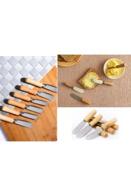 Resim Tafce Mini 6'lu Kahvaltılık Tereyağ Reçel Bıçağı Kahvaltılık Seti 