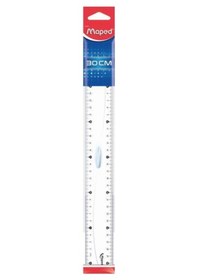 Resim Plastik Cetvel 30 Cm Ortadan Tutmalı 146109 Karışık Çok Renkli 
