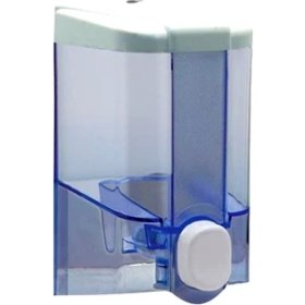 Resim Vialli S2T Hazneli Sıvı Sabun Dispenseri Aparatı - Duvara Monte - Şeffaf - 500 Ml. 