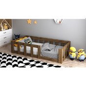 Resim Lullaby Montessori Çocuk Yatağı 90x190 Yatak Uyumlu Y10-2 Karyola 