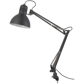 Resim IKEA Tertial Çalışma Masası Lambası SİYAH (KOYU GRİ) 