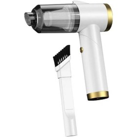 Resim Wondernest Taşınabilir Süpürgesi Sones Q8 Led Katlanabilir Kablosuz Işık Emme El Beyaz Araç 9000pa Pv Beyaz 