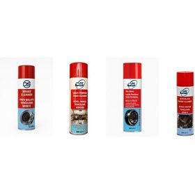 Resim Lastik Parlatıcı + Susuz Motor Temizleyici + Temizleme Köpüğü + F 