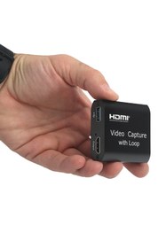 Resim Dark HDMI 4K Capture Card, HDMI+USB Çıkışlı, Mikrofonlu Canlı Yayın Kayıt Cihazı DK HD CAP4K30 