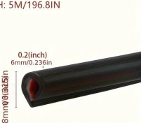 Resim Trendooze 5m Beyaz Evrensel Kapı Kenar Koruyucu Araç Koruması, Turcoshop11 