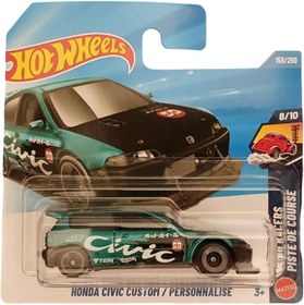 Resim Hot Wheels Honda Civic Custom - Short Card (1/64) JJJ81 