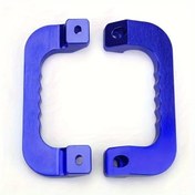 Resim Dashanshop Mavi 2 Adet Cilalı Alüminyum Alaşımlı Kapı Kolları Ön Hıace Aksesuar 