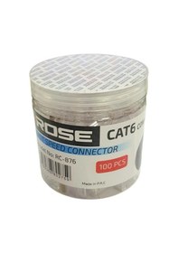 Resim Rose Cat6 Rj45 Konnektör 8p8c 100adet Kutulu 