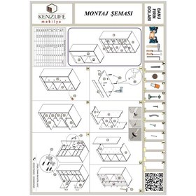 Resim Kenzlife ankastre fırın dolabı banu byz mutfak banyo kiler 