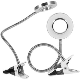 Resim -8x Büyütmeli Mandallı, Usb Girişli Masa Lambalı, Okuma Ve Güzellik Salon İçin Büyüteç 2088a 