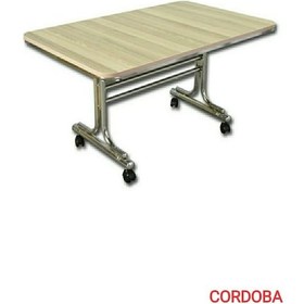 Resim Pratik 70X110 Tekerlekli Orta Sehpa Krom Nikel Kaplamalı Metal (494118493) 