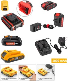 Resim Depolife Şarjlı Matkap Için Şarj Adaptörü 12 Volt Li-on Pil Şarjlı Yedek pil Üniversal Batarya şarjı 18650 