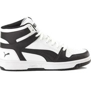 Resim Puma Rebound Erkek Siyah Beyaz Ayakkabı 369573 13 E 45 001 