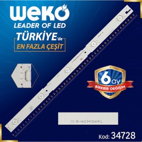Resim Arçelik-Beko-Grundig 43 Vl 6565 Bl Led Bar Znk60601-Ab 