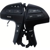 Resim Xuweiwei Hilux Vigo Corolla Innova Oem 84250-06180 Siyah Direksiyon Ses Kontrol Düğmesi 