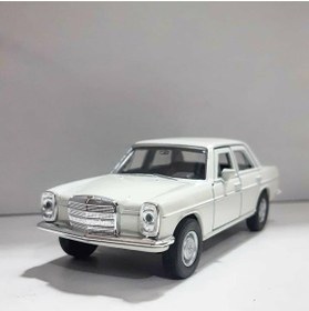 Resim WELLY 1.36 ÖLÇEK WELLY MARKA LİSANSLI MERCEDES BENZ 220 W115 KASA BEYAZ RENK 12 CM 