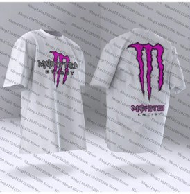 Resim Monster Energycanavar Enerji Logosu Bisiklet Forması 2025 Erkek Kadın Çocuk Kısa Kollu T-shirtkahverengi Kahverengi 
