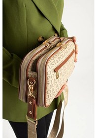 Resim Just Polo Jp Polo Kadın Orijinal Ayarlanabilir Askılı Şık Omuz Çantası Shopper Ebat: 16 X 26 Cm Vizon - Taba 