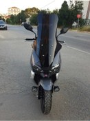 Resim Motocam Rks Freccia 150 Siperlik Ön Cam 2022 2024 Model 78cm Siyah Renkli 4mm Uzun Cammodel 
