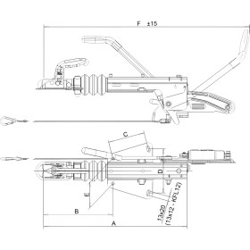 Resim Knott 1600-3000 kg Römorkkaravan Frenli Kaplin 