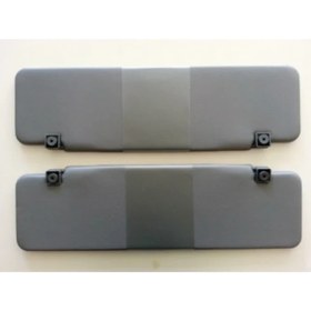 Resim TŞT 2004 - 2010 Volkswagen Caddy Güneşlik Gri Sağ - Sol Set 2 Parça (Oem NO:2K0857551G2F4) 