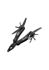 Resim Geeroyoo Siyah Logo'lu Çelik Çok Amaçlı Panço: Ev Ve Doğa İçin Taşınabilir Darbeli Folding Alet, Acil Durum Onarım Araç Seti 