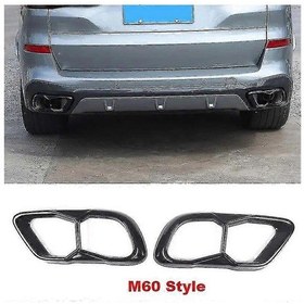 Resim Stil F Paslanmaz Çelik, Araba Kuyruk Susturucu Egzoz Borusu Çıkış Kapağı, Bmw X5 G05 X6 G06 X7 G07 20 9-202 Aksesuarı, M Spor Sürümü İçin Çin 