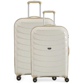 Resim Ççs 5263 Büyük Orta 2 Li Valiz Seti Beyaz-bej 